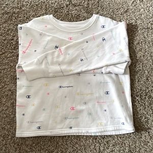 Champion white sweater large